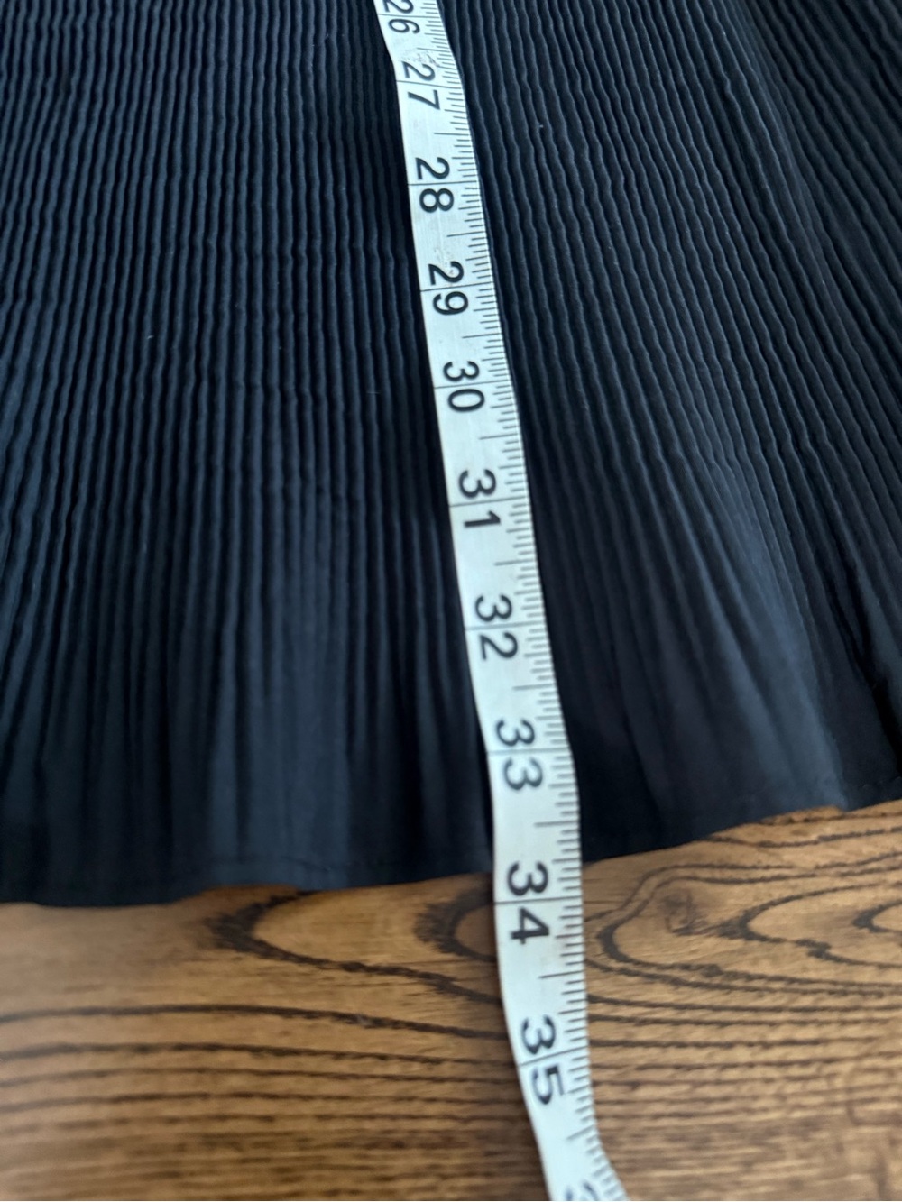 Zara Black Pleated Tiered Mini Dress Size XXL - Picture 6 of 6